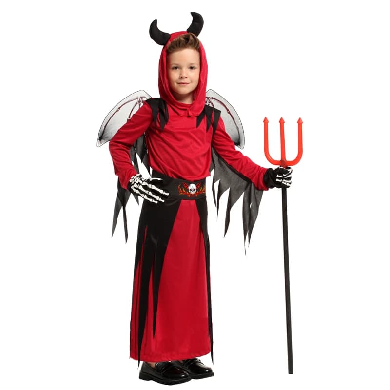 Costume petit Diable pour enfant avec ses accessoires