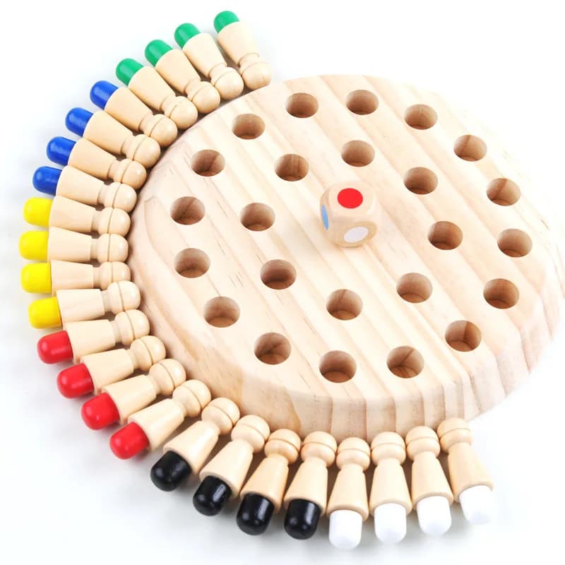 Puzzle de mémorisation en bois