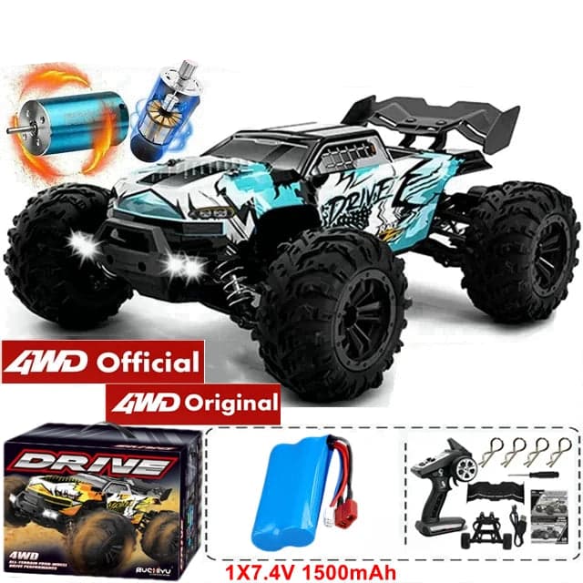 Voiture Télécommandée Turbo Raptor 70Km/h – Tout Terrain Haute Vitesse RC