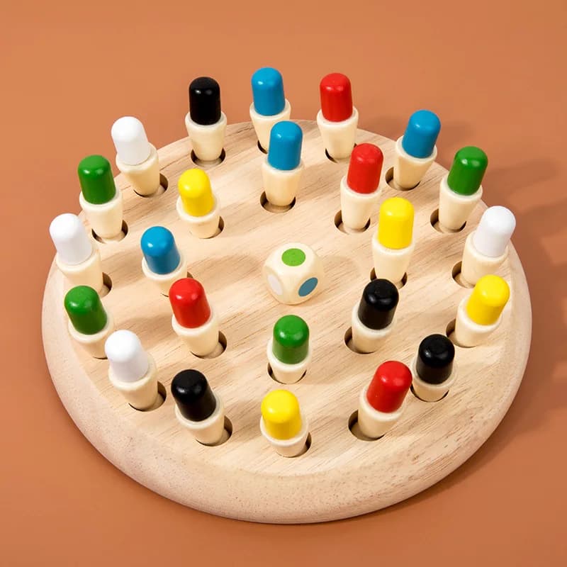 Puzzle de mémorisation en bois