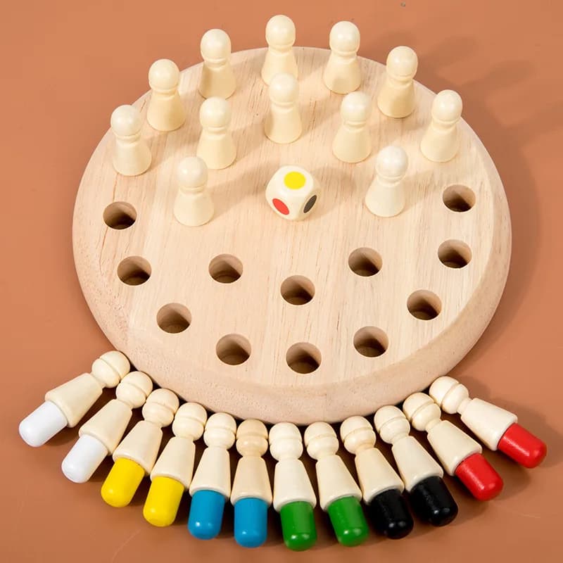 Puzzle de mémorisation en bois