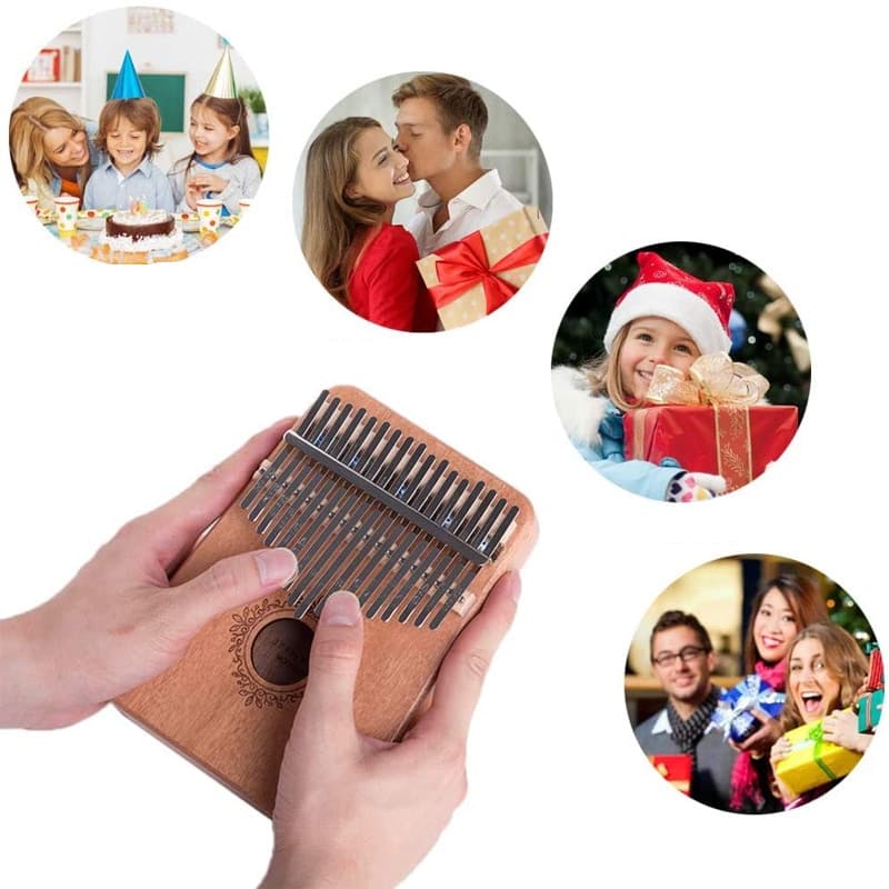 Piano à pouce kalimba à 17 touches pour enfants