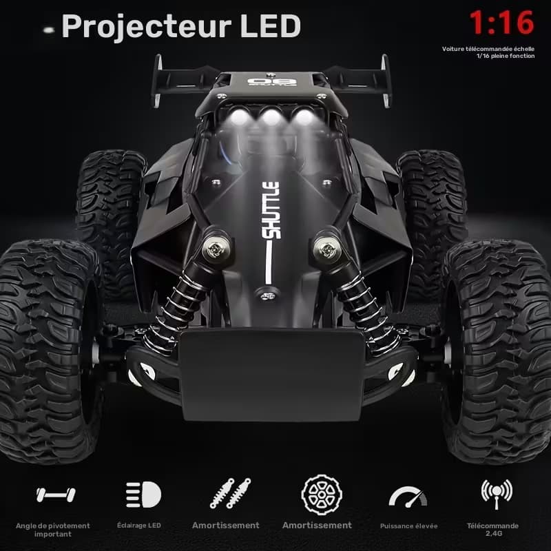 Voiture télécommandée RC rapide et solide