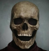 Masque halloween tête de mort à machoire mobile