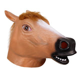 Masque halloween de tête de cheval effrayant