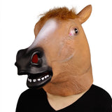 Masque halloween de tête de cheval effrayant