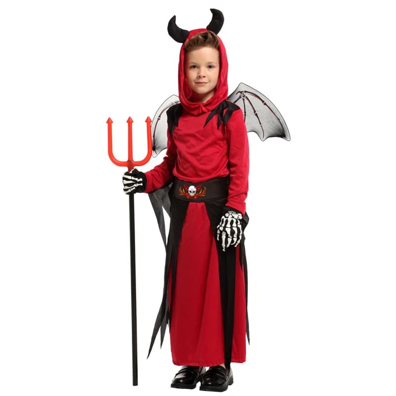 Costume petit Diable pour enfant avec ses accessoires