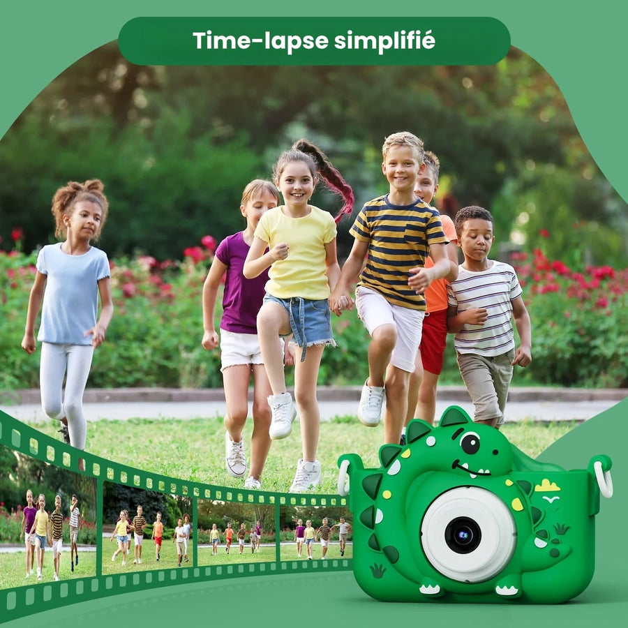 Appareil photo dinosaure 32GB 1080P HD