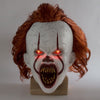 Masque clown tueur avec yeux rouges LED