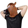 Masque halloween de tête de cheval effrayant