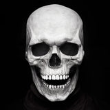 Masque halloween tête de mort à machoire mobile