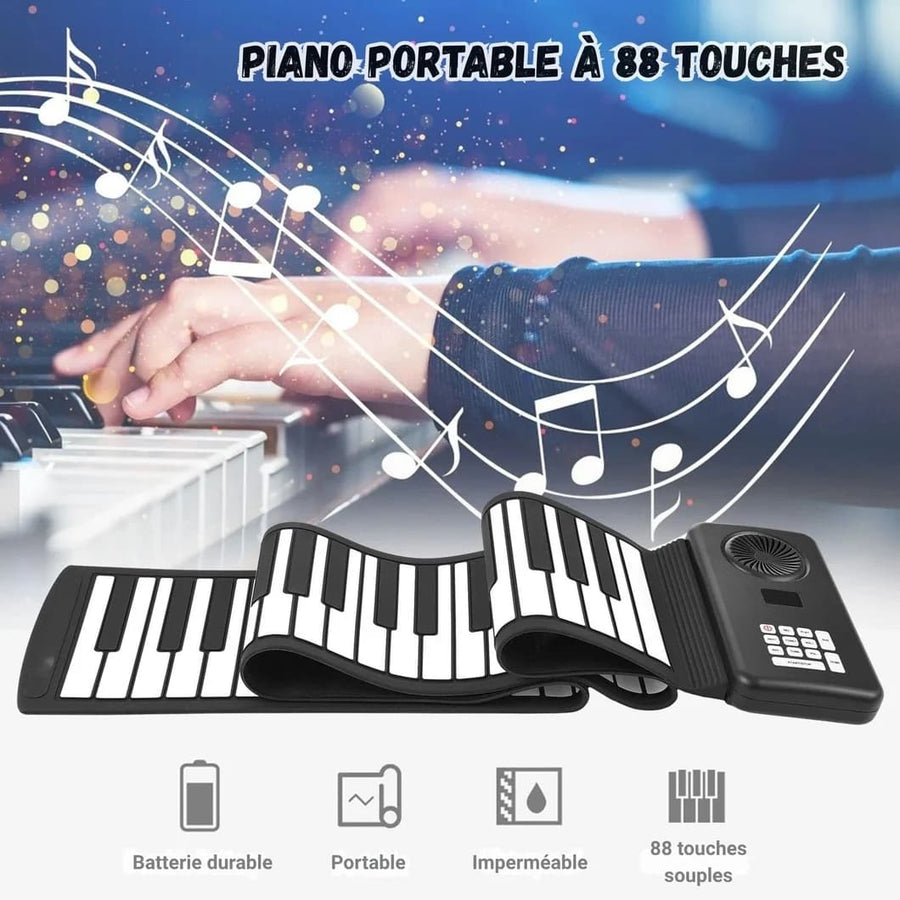 Clavier piano souple en silicone