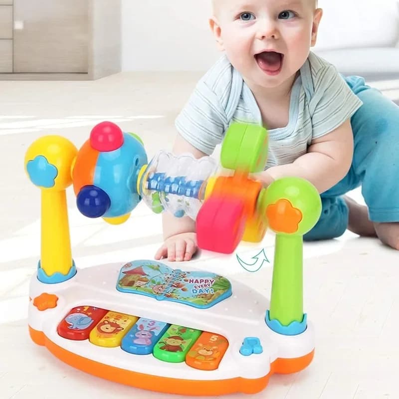 Piano musical rotatif pour enfant
