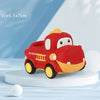 Voiture jouet Montessori en caoutchouc pour enfants