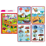 Livre Montessori de coloriage magique avec stylo à eau pour apprendre les couleurs
