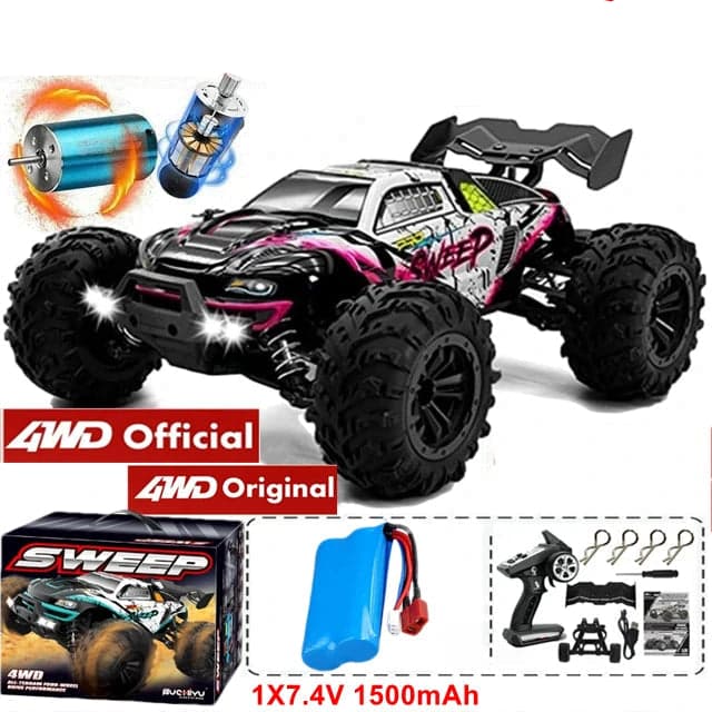 Voiture Télécommandée Turbo Raptor 70Km/h – Tout Terrain Haute Vitesse RC