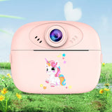 Appareil photo instantané enfant 1080P – double objectif, impression HD