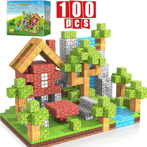 Bloc Magnétique de construction 100pcs