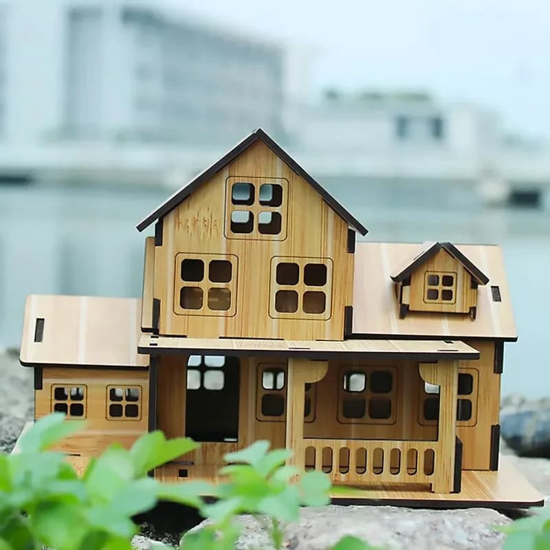 Jeu Construction Bois Maison