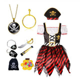 Déguisement pirate et ses nombreux accessoires pour fille